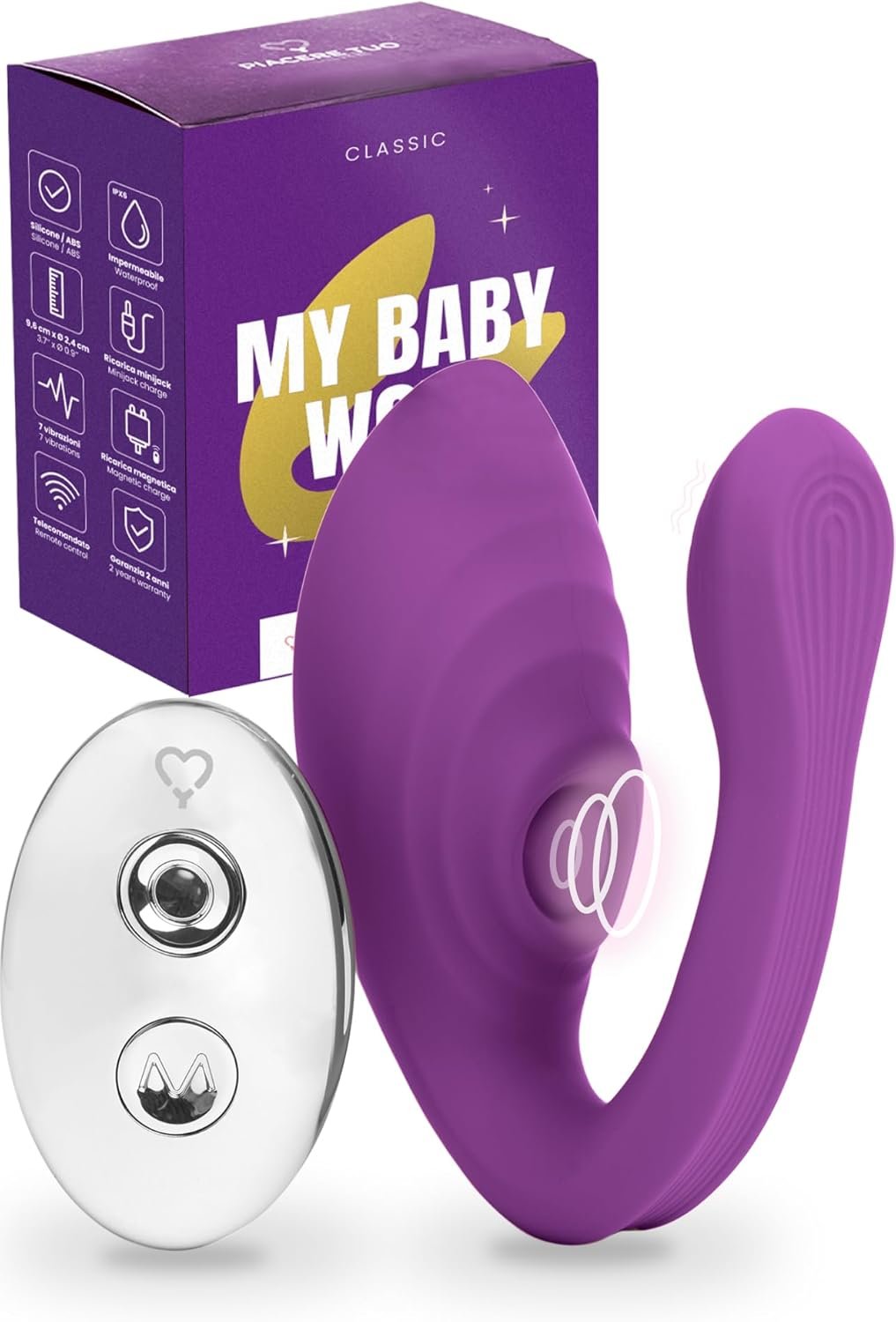 My Baby Wow Vibrador con Mando a Distancia